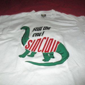 Boys Size 14-16 Sinclair Dino Screen Printed  T-Shirt New!